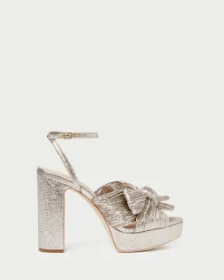 New Natalia Platform Bow Heel SOMETHING BLUE|FOR THE BRIDE