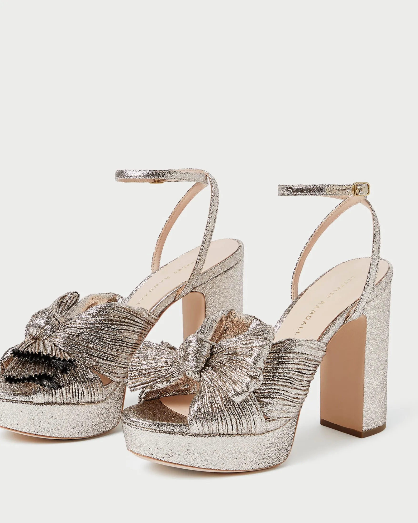 New Natalia Platform Bow Heel SOMETHING BLUE|FOR THE BRIDE