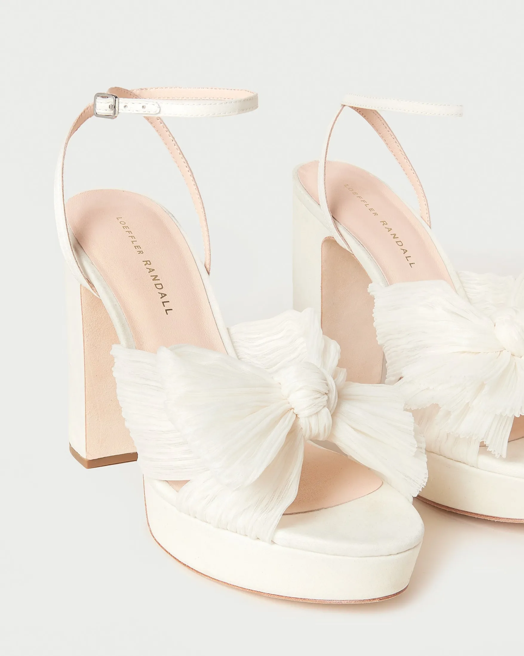 New Natalia Platform Bow Heel SOMETHING BLUE|FOR THE BRIDE