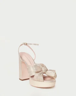New Natalia Platform Bow Heel SOMETHING BLUE|FOR THE BRIDE