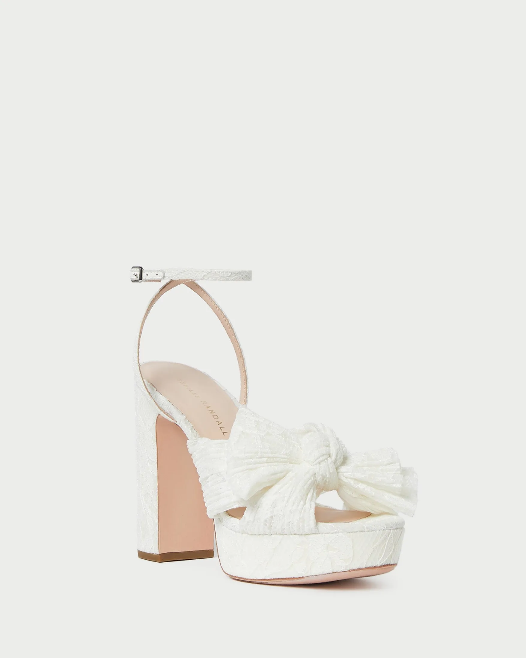 New Natalia Platform Bow Heel SOMETHING BLUE|FOR THE BRIDE