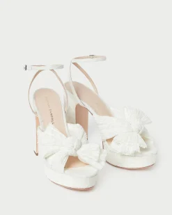New Natalia Platform Bow Heel SOMETHING BLUE|FOR THE BRIDE