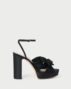 New Natalia Platform Bow Heel SOMETHING BLUE|FOR THE BRIDE