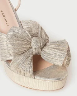 New Natalia Platform Bow Heel FOR THE BRIDE|Heeled Sandals
