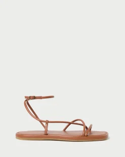 Sale Noor Leather Flat Sandal Flat Sandals