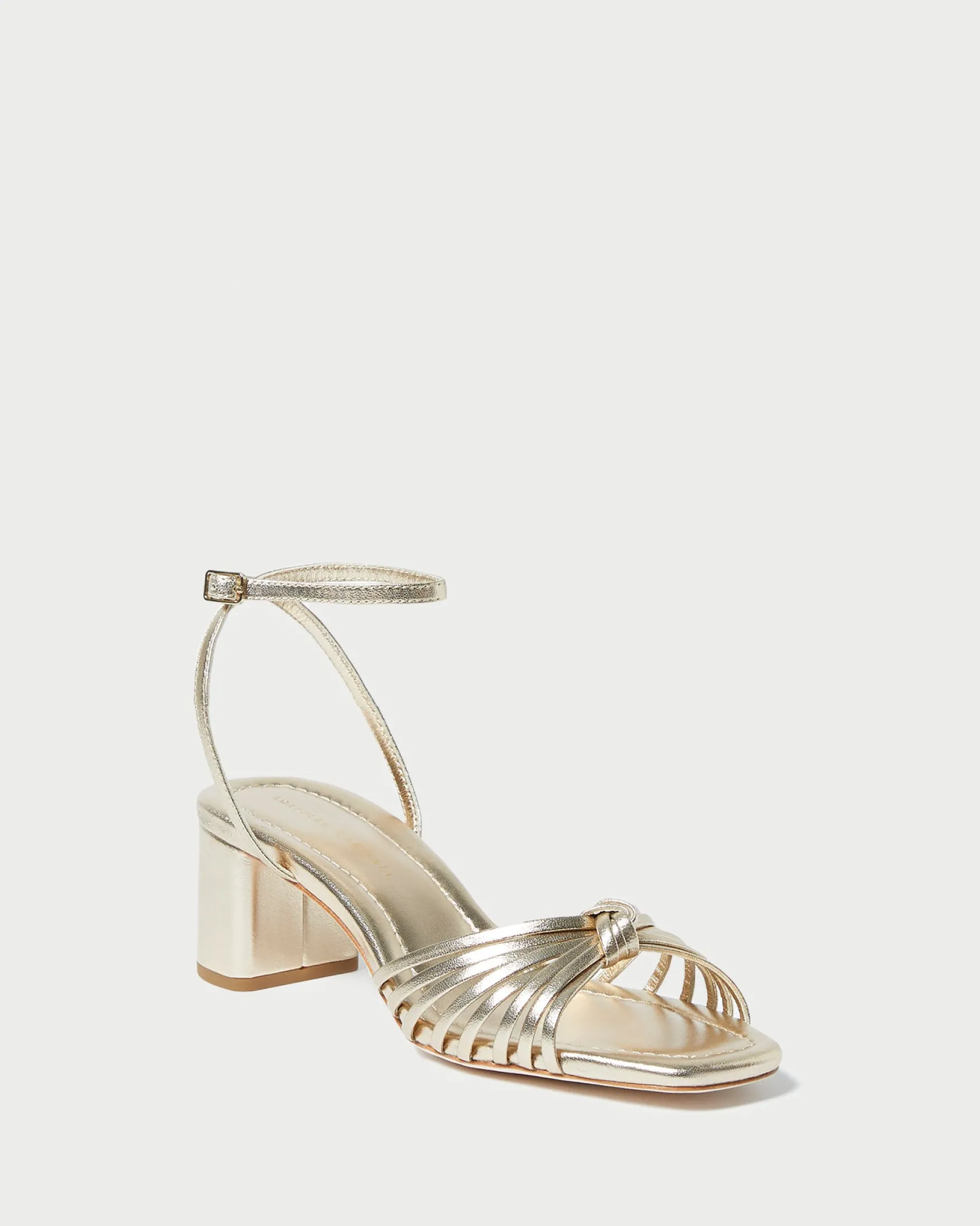 Hot Olivia Knot Mid-Heel Sandal FOR THE BRIDE|Event Essentials