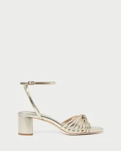Hot Olivia Knot Mid-Heel Sandal FOR THE BRIDE|Event Essentials