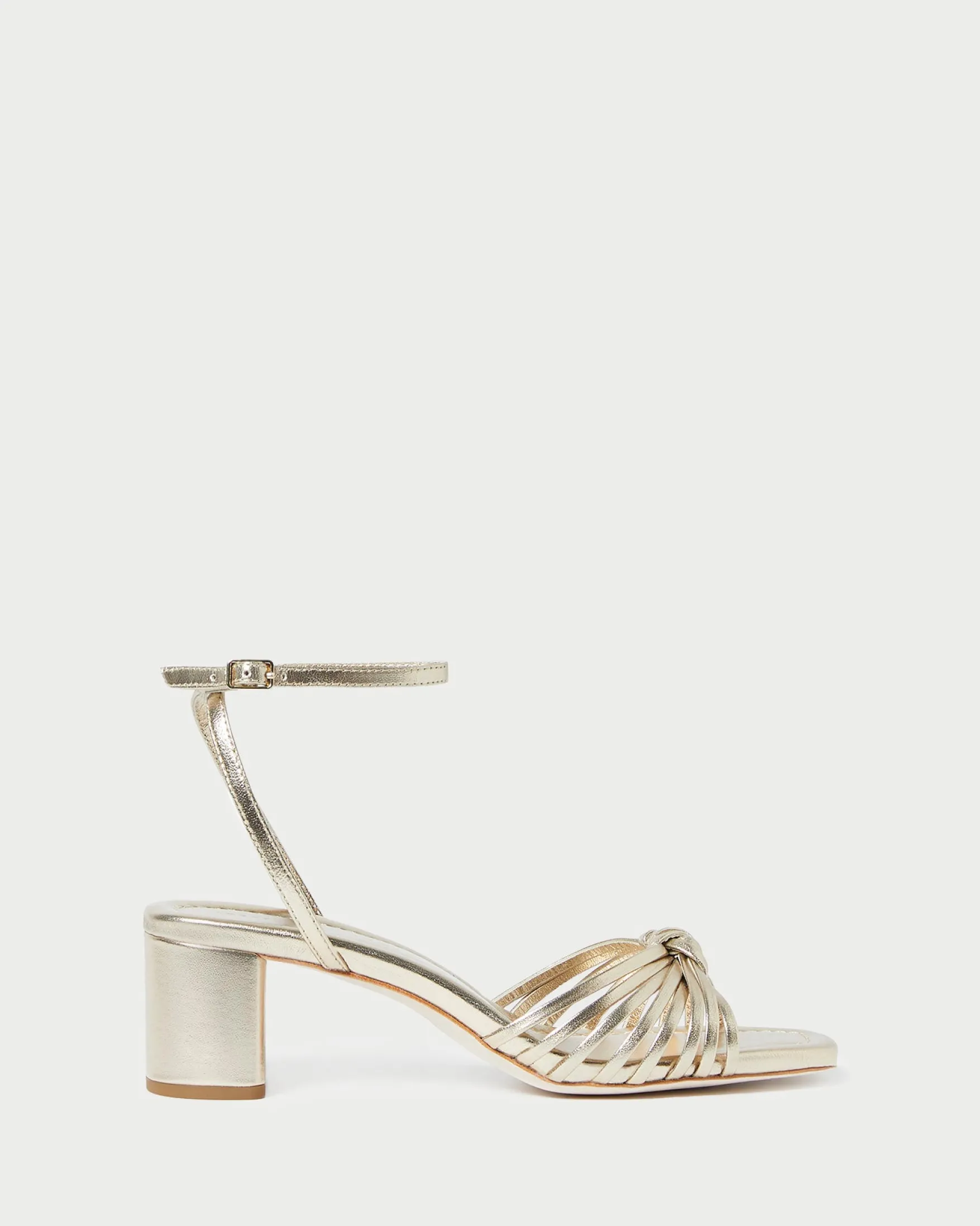 Hot Olivia Knot Mid-Heel Sandal FOR THE BRIDE|Event Essentials