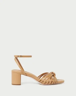 Hot Olivia Knot Mid-Heel Sandal FOR THE BRIDE|Event Essentials
