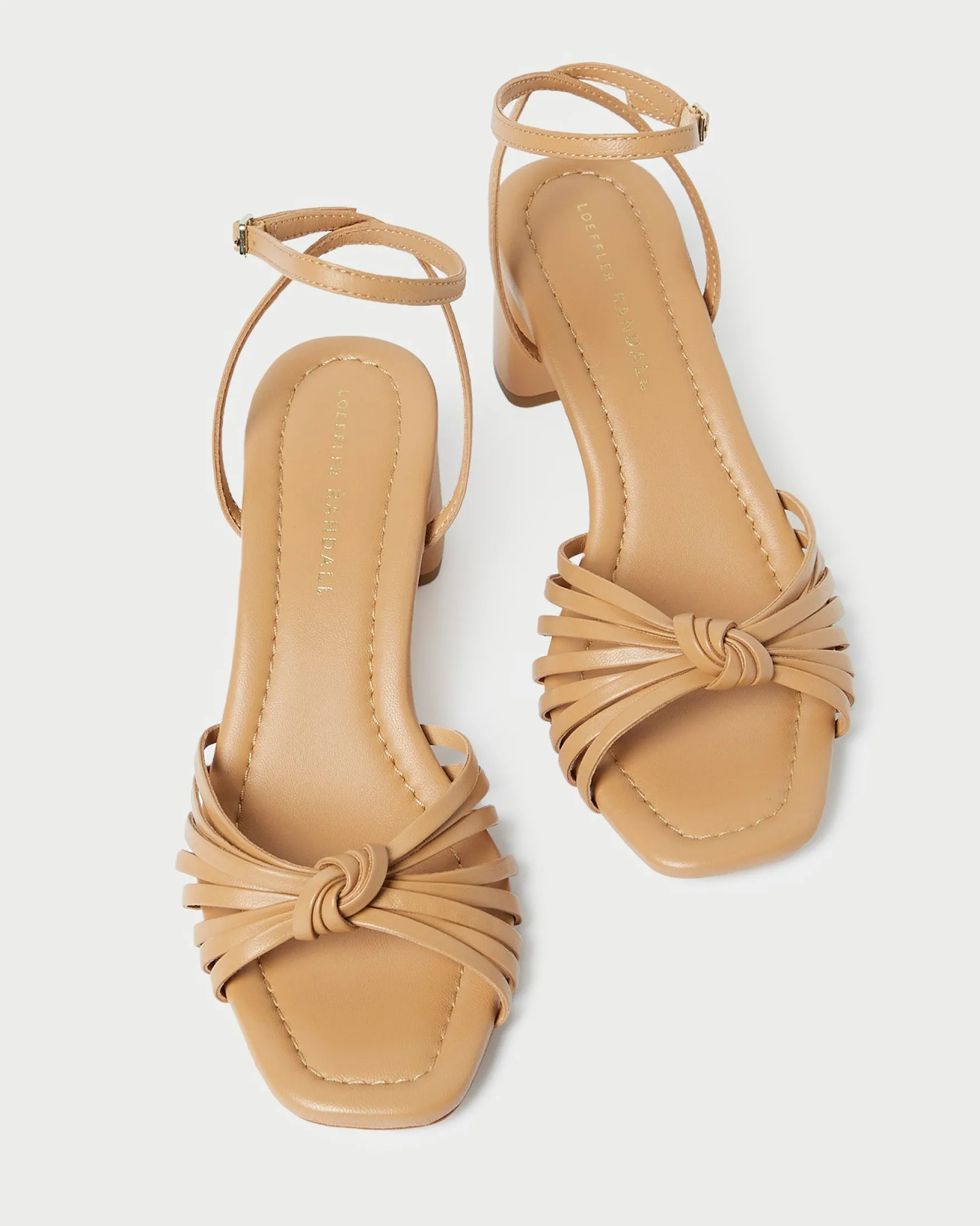 Hot Olivia Knot Mid-Heel Sandal FOR THE BRIDE|Event Essentials