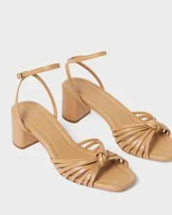 Hot Olivia Knot Mid-Heel Sandal FOR THE BRIDE|Event Essentials