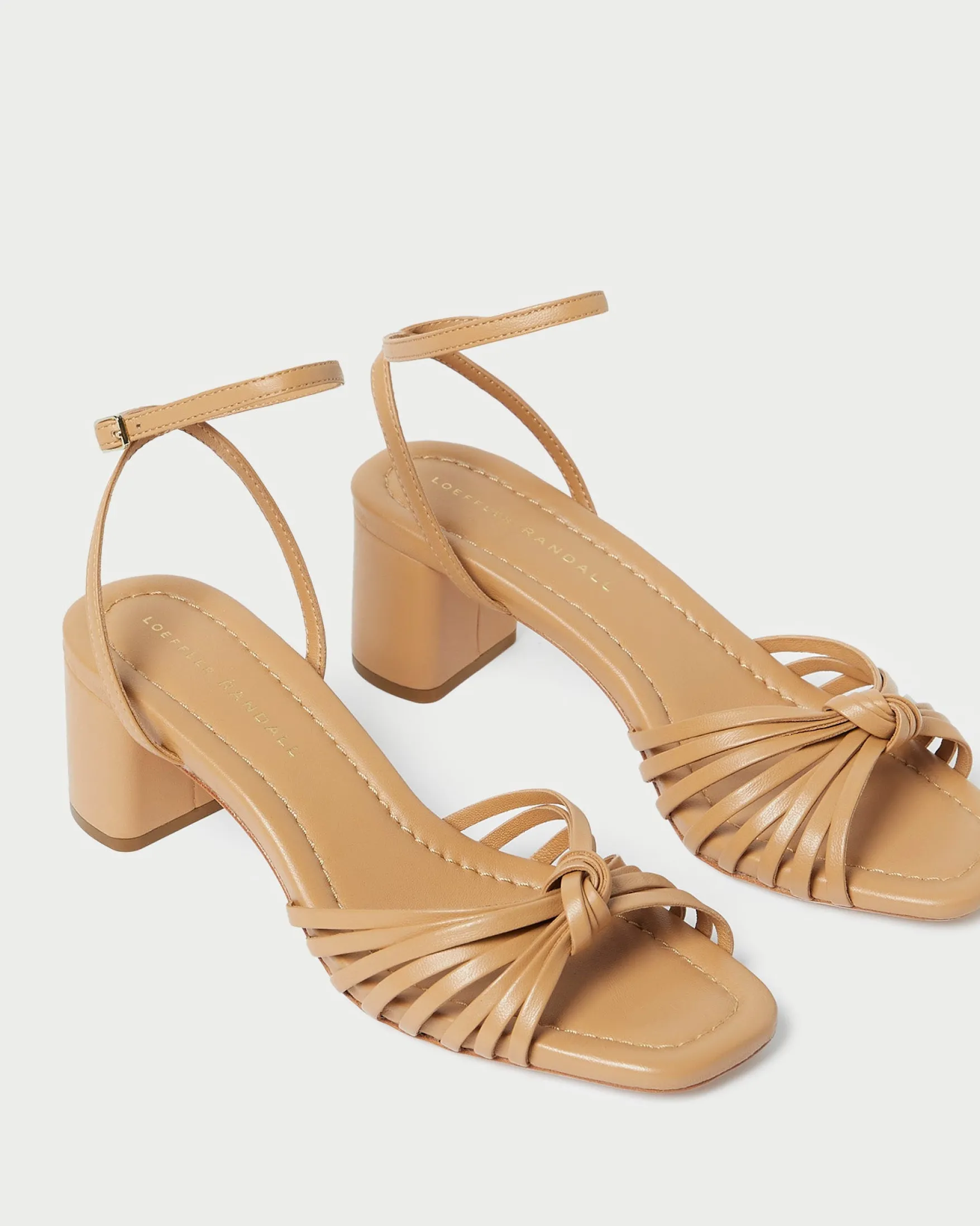 Hot Olivia Knot Mid-Heel Sandal FOR THE BRIDE|Event Essentials