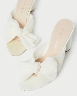 Penny Pleated Bow Heel FOR THE BRIDE|Event Essentials