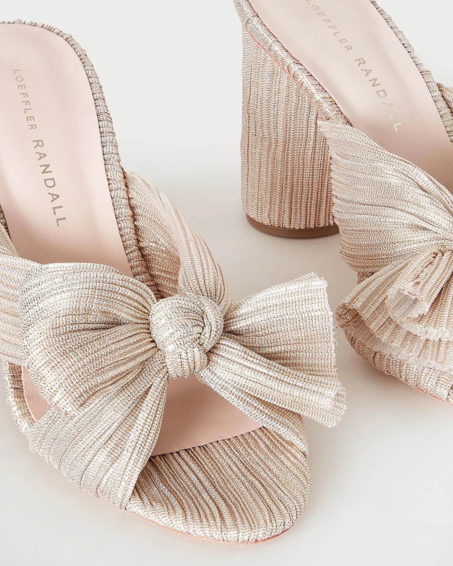 Penny Pleated Bow Heel FOR THE BRIDE|Event Essentials