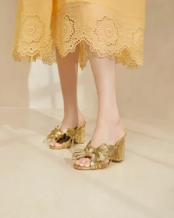 Penny Pleated Bow Heel FOR THE BRIDE|Event Essentials