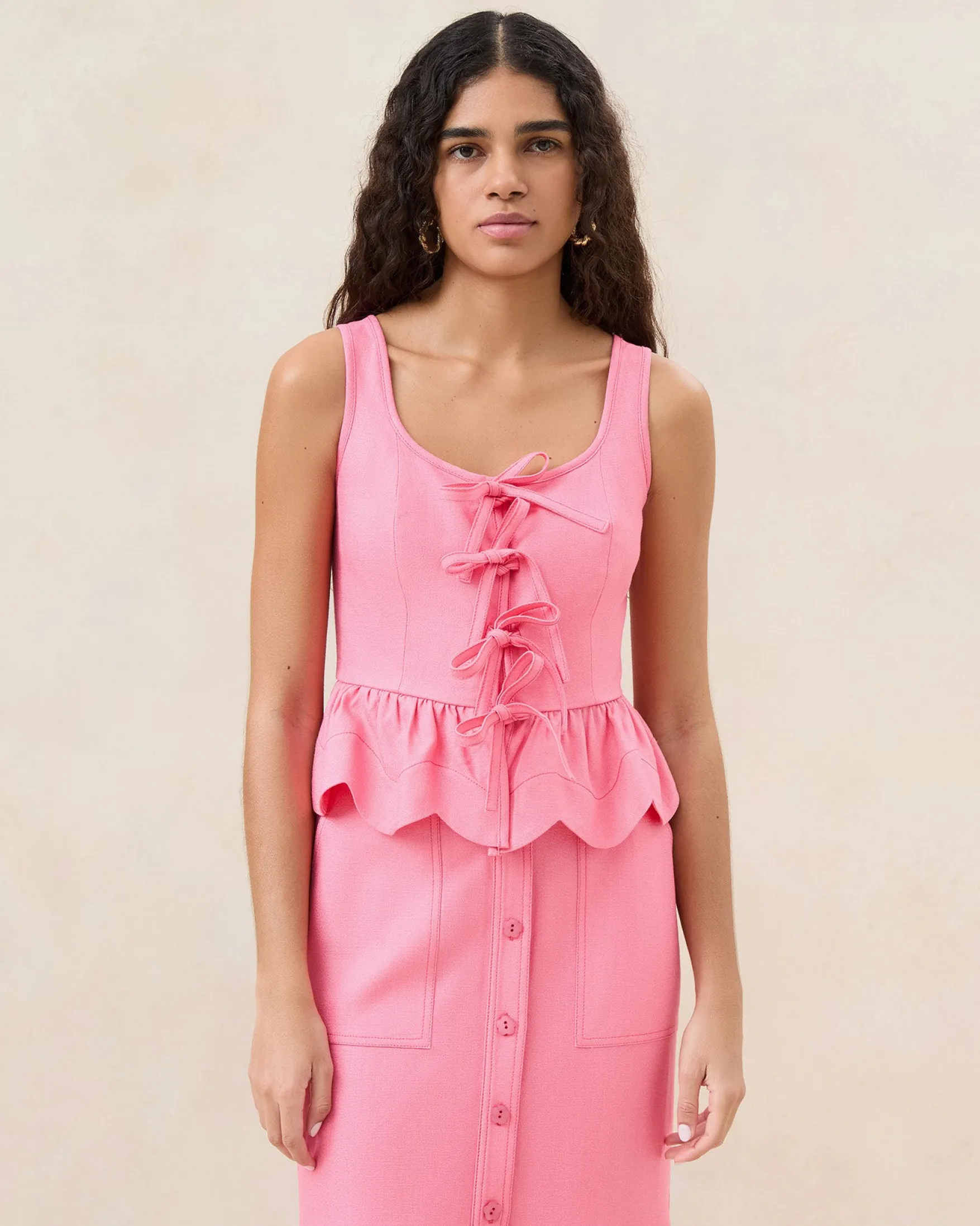 Best Pilar Blue Gingham Ruffle Top Jessie Loves|Tops