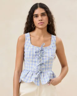 Online Pilar Ruffle Top Event Essentials|Vacation Shop
