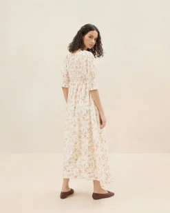 Best Quinn Blue Floral Cinched Dress Dresses
