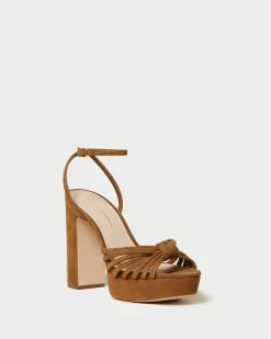 Clearance Rivka Knot Platform Sandal Heeled Sandals