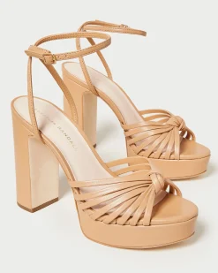 Clearance Rivka Knot Platform Sandal Heeled Sandals