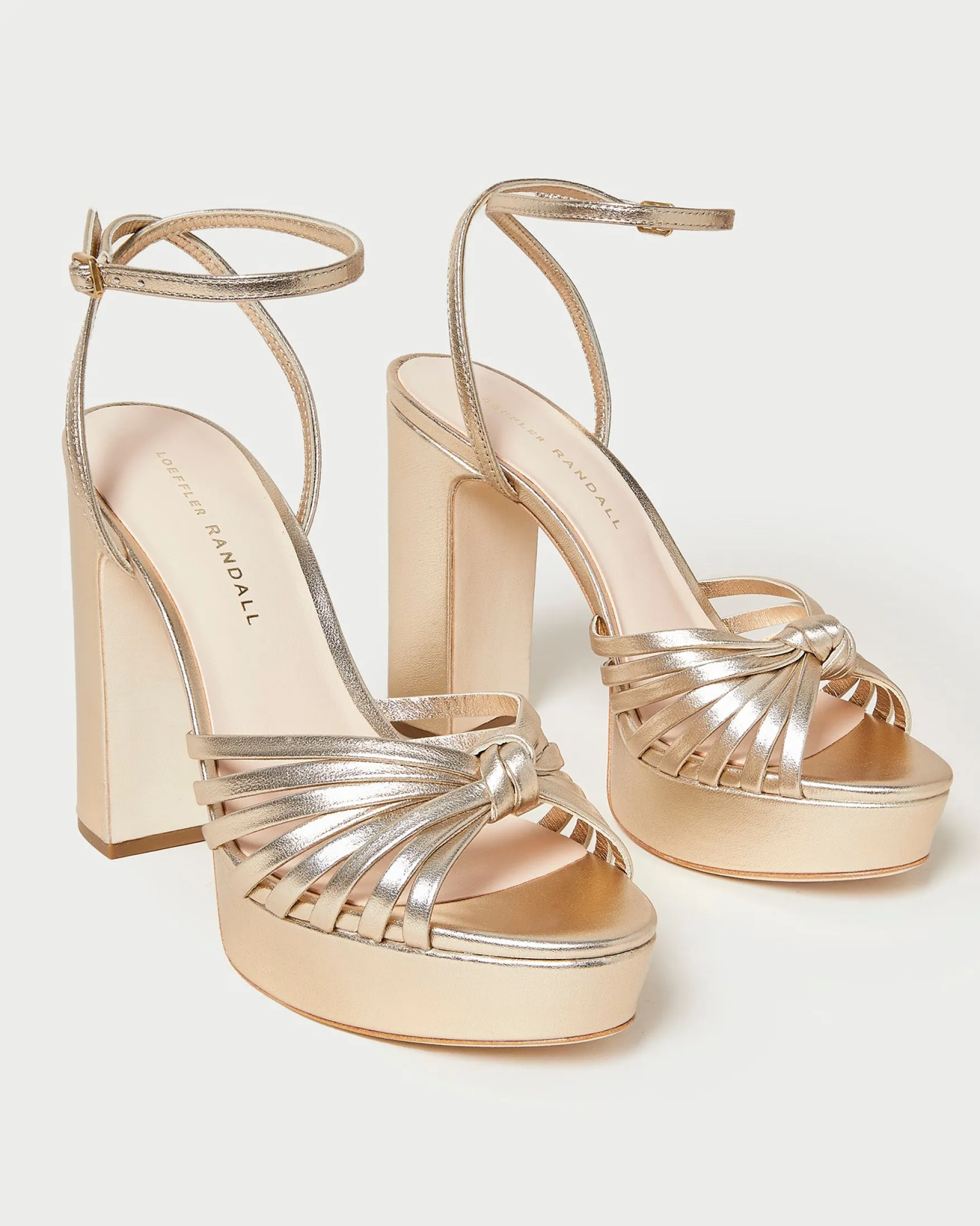 Clearance Rivka Knot Platform Sandal Heeled Sandals