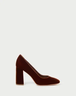 Hot Rue Suede Heeled Pump Pumps & Mules