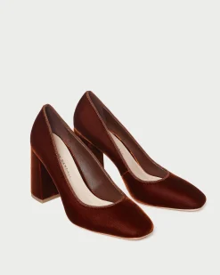 Hot Rue Suede Heeled Pump Pumps & Mules