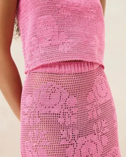 Hot Sullivan Rose Crochet Skirt FOR THE GUESTS|Event Essentials