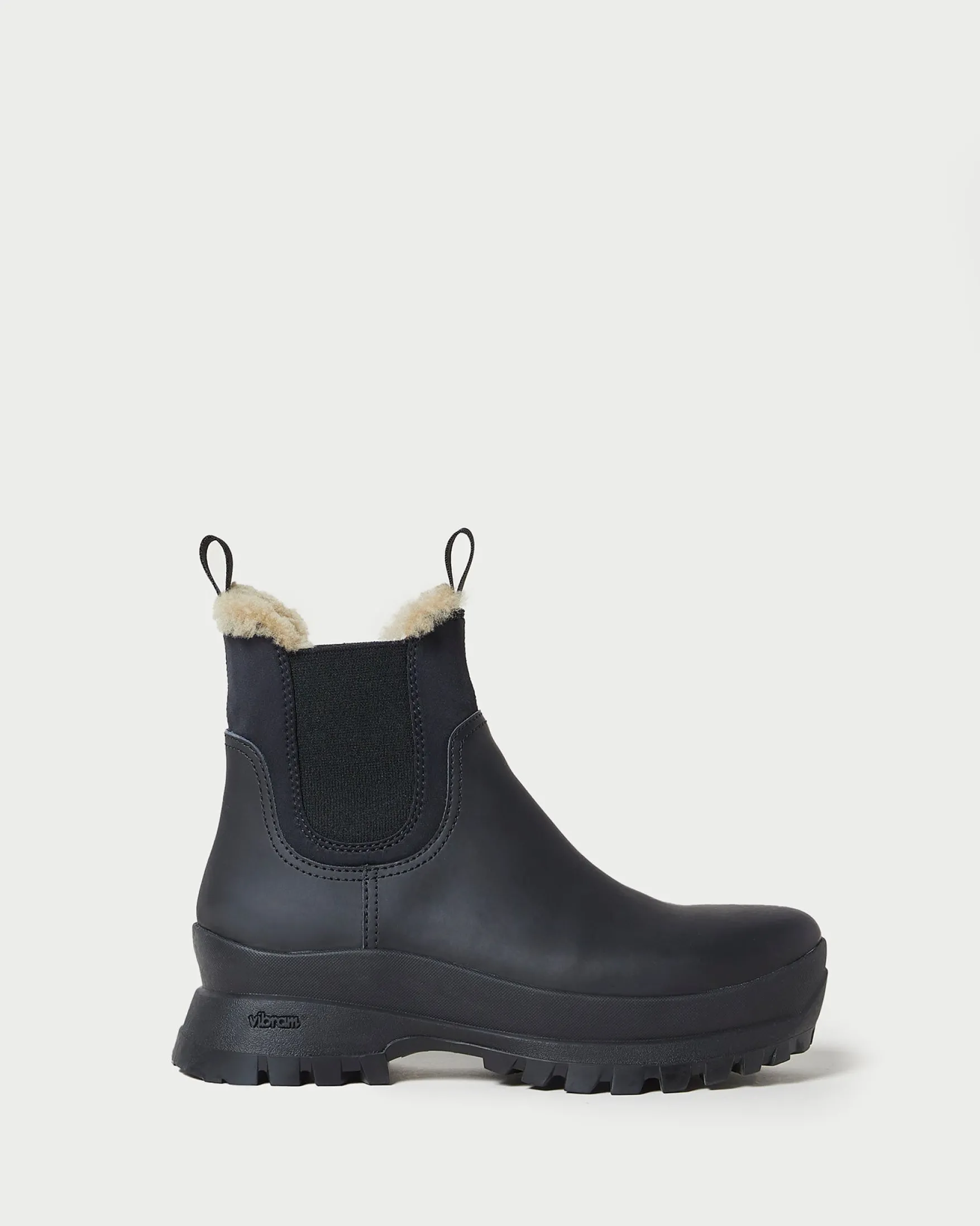 Outlet Tara Black Shearling-Lined Boot Boots