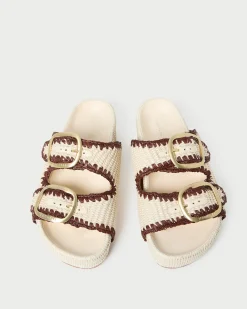 Best Theo Natural Straw Footbed Sandal Casual Staples|Vacation Shop