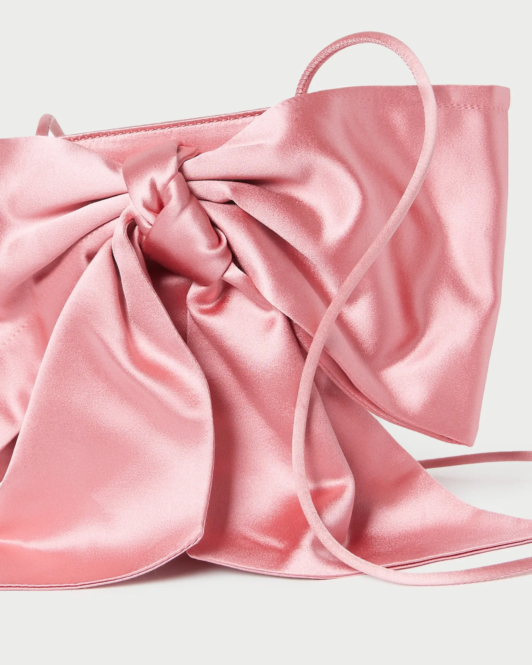 Online Violet Satin Bow Crossbody FOR THE BRIDE|Crossbodies
