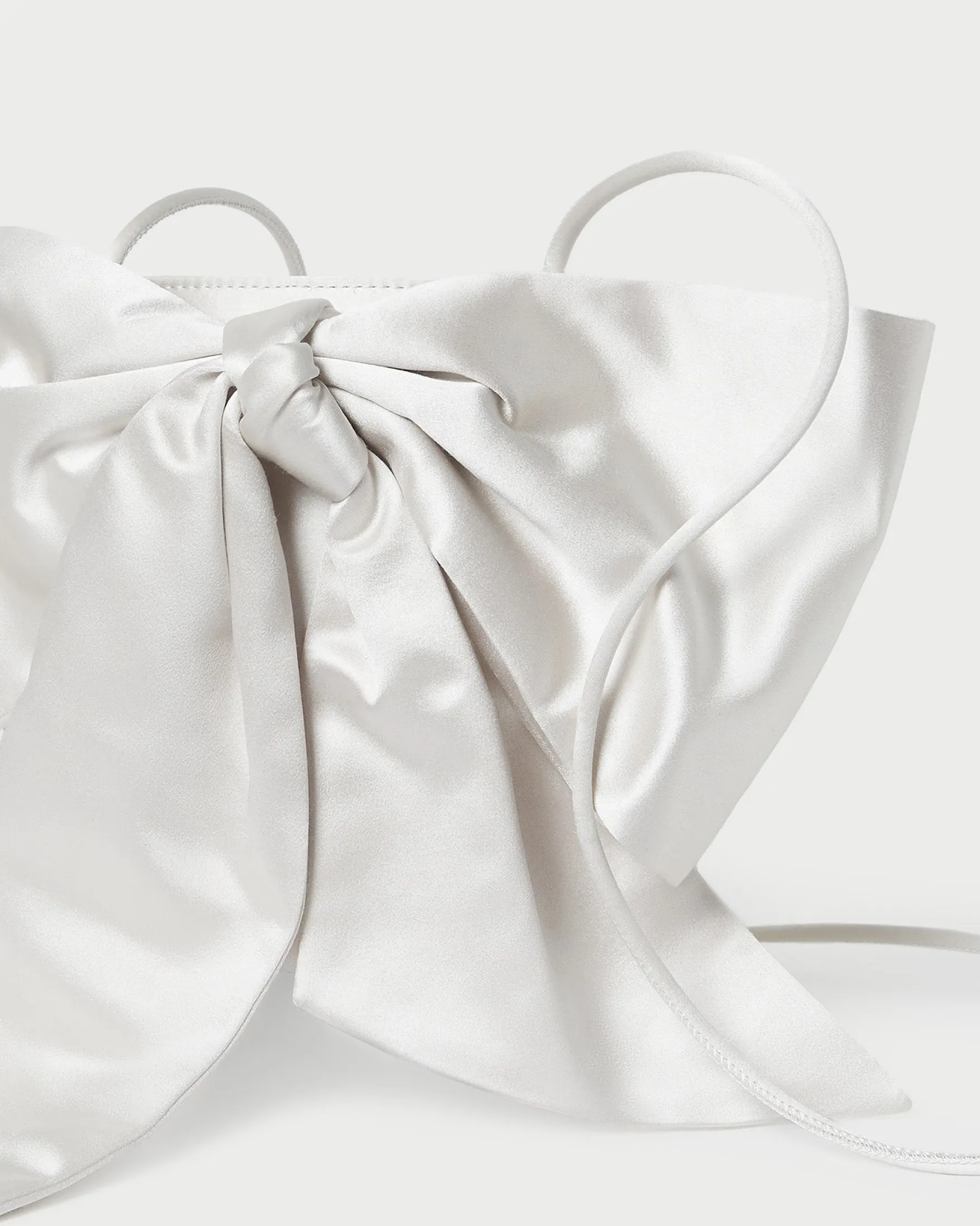 Online Violet Satin Bow Crossbody FOR THE BRIDE|Crossbodies
