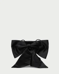 Hot Violet Satin Bow Crossbody Jessie Loves