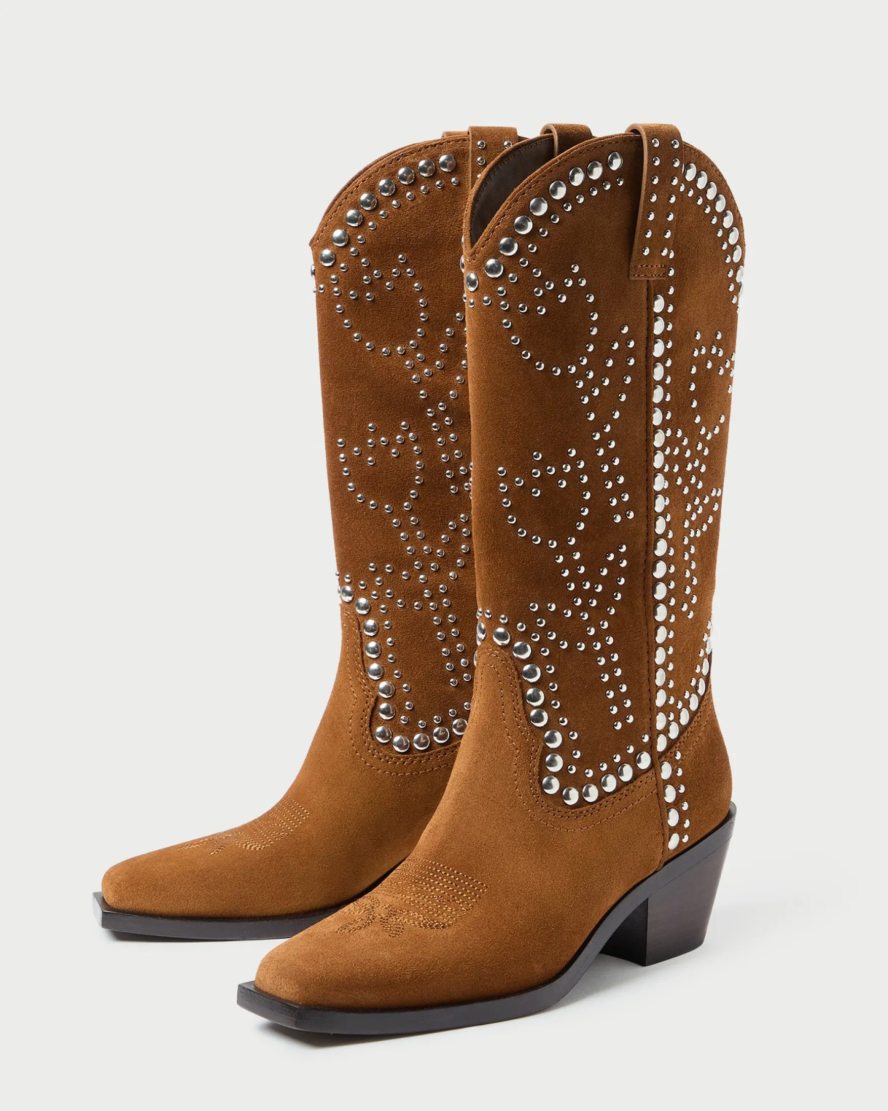 Sale Wilder Cacao Studded Suede Boot Casual Staples|Jessie Loves