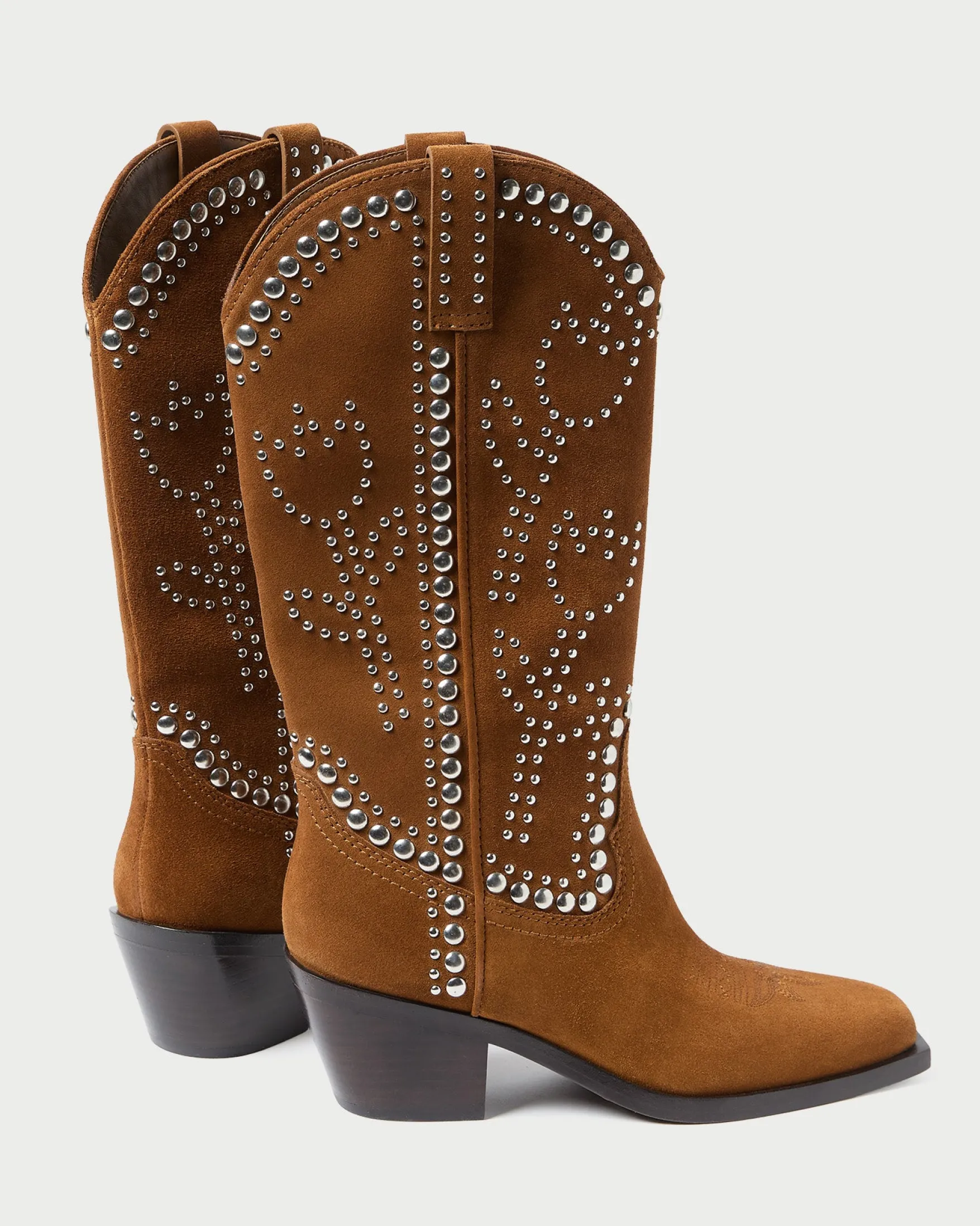 Sale Wilder Cacao Studded Suede Boot Casual Staples|Jessie Loves