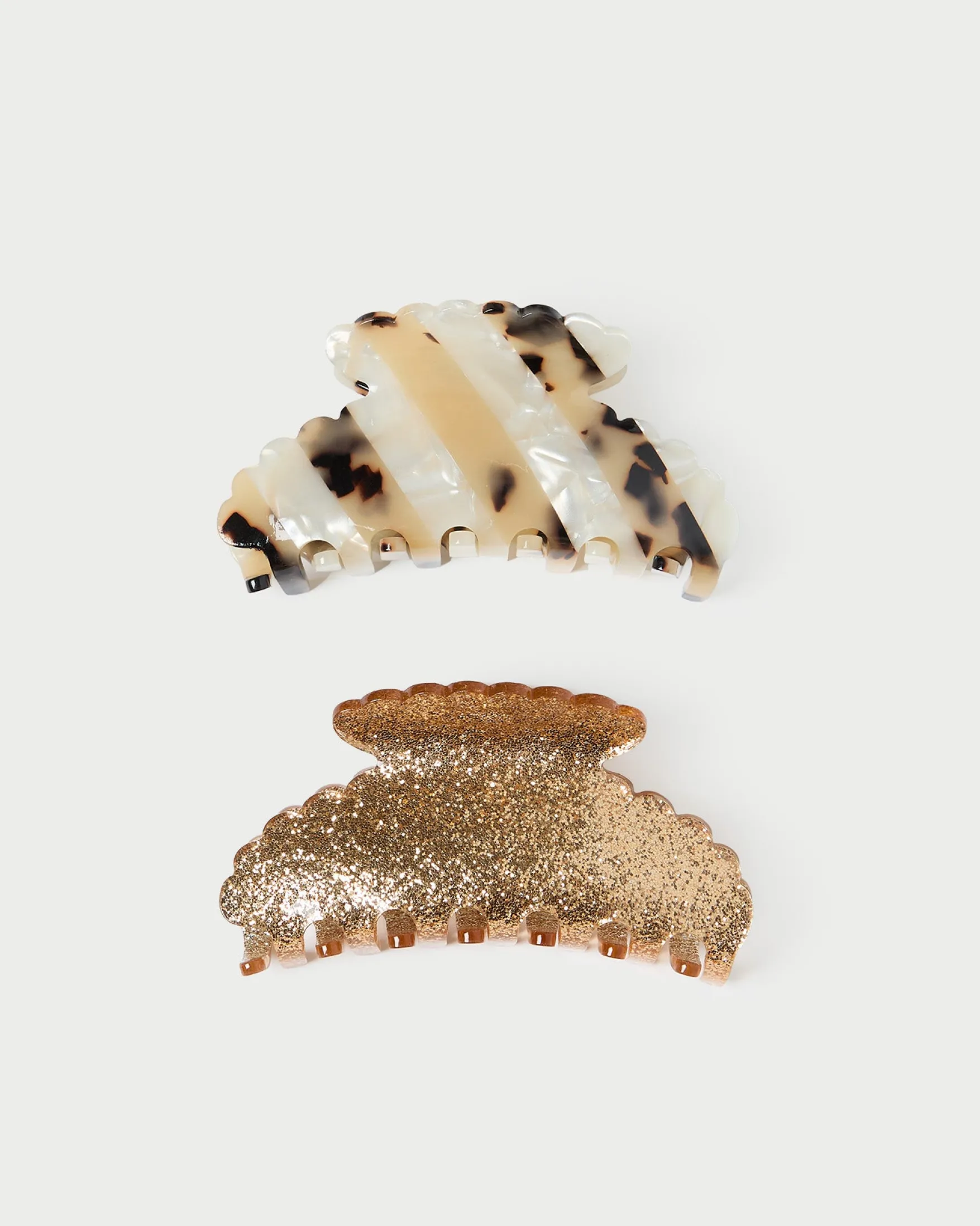 New Yuri Champagne/Tortoise Clip Set Accessories